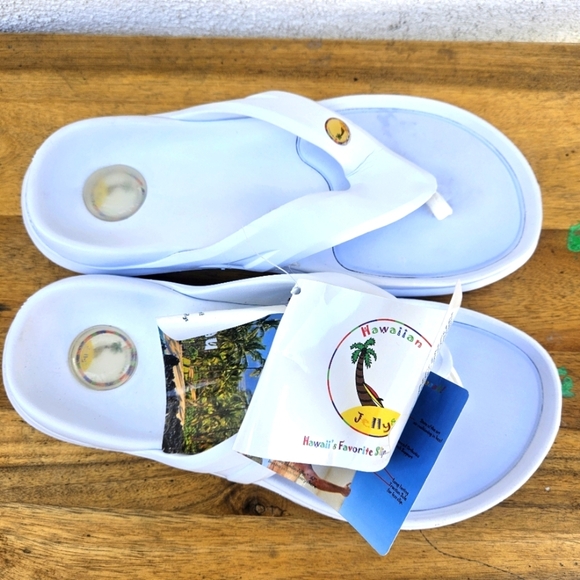 Hawaiian Jellys Ultra Comfort Kea Haú Unisex  Sandals Women's Size 10 - Picture 9 of 13